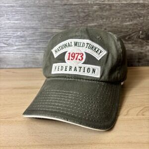 National Wild Turkey Federation Hat Cap Strap Back Embroidered Patch Mens
